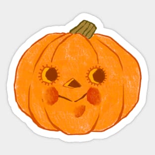 Mischievous Pumpkin Gal Sticker